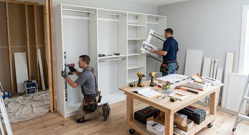 Cherry Cabinet Renovation Service